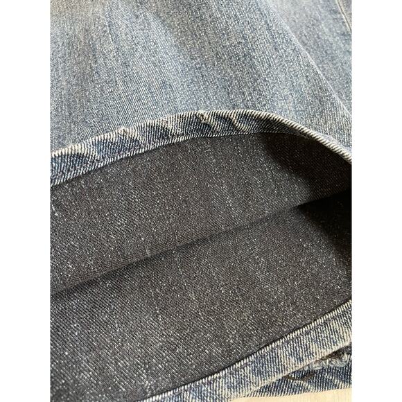 Levis Big Mens 550, relaxed fit Stretch, Med wash, Sz 40/30, hemmed: See desc. - Picture 4 of 5